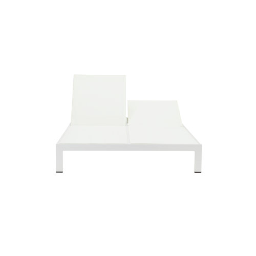 Joss & Main Isabella Outdoor Metal Chaise Lounge Set of 2 Wayfair